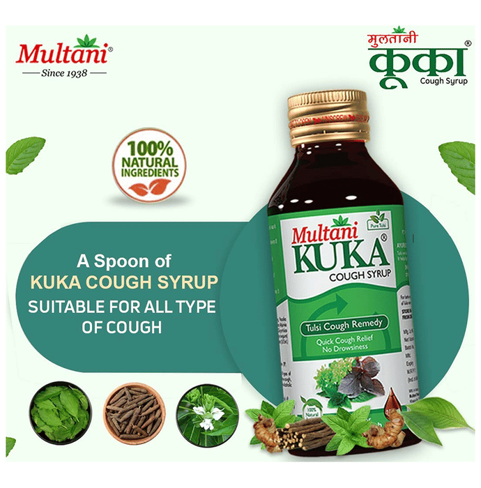 Multani Combo Pack of Kuka Cough Syrup & Kuka Honey (100ml Each)