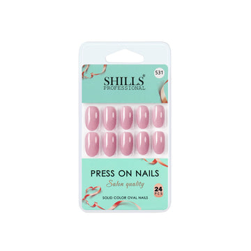 shills professional reusable press on nails oval spn531