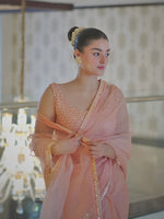 Thumbnail for Anouk Sequinned Organza Saree - Distacart