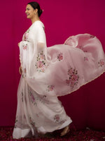 Thumbnail for Anouk Floral Printed Organza Saree - Distacart