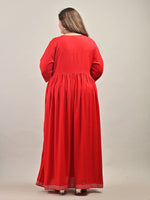 Thumbnail for Swasti Embroidered Floral Maxi Ethnic Dress