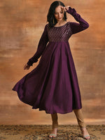 Thumbnail for Aks Ethnic Motifs Printed Anarkali Kurta - Distacart