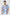 Xkind Blue Abstract Printed Relaxed Fit Shirt