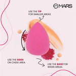 Thumbnail for MARS Cosmetics Mini Beauty Blender For Face Makeup - Set Of 5 - Distacart