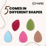 Thumbnail for MARS Cosmetics Mini Beauty Blender For Face Makeup - Set Of 5 - Distacart