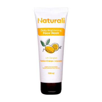 Naturali Daily Brightening Face Wash with Golden Orange & Liquorice Extarct - Distacart
