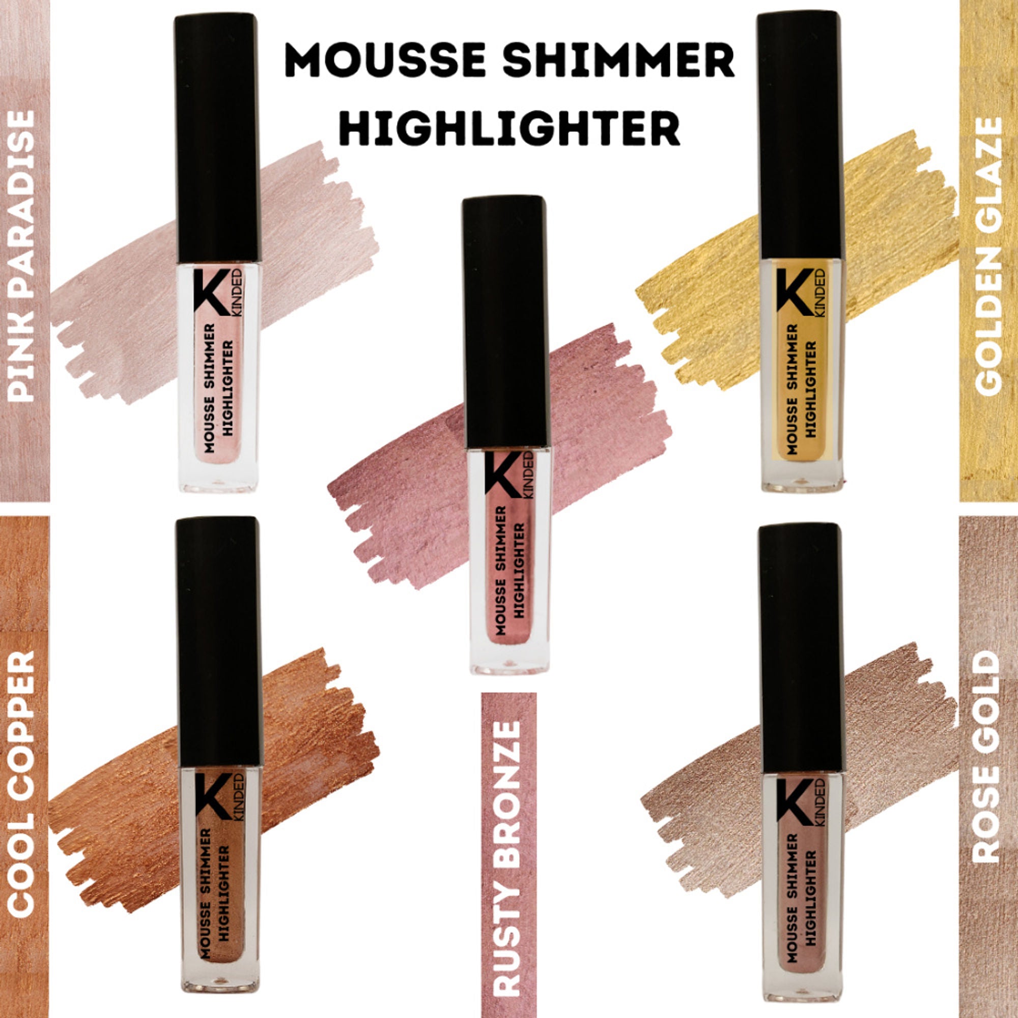 KINDED Mousse Shimmer Highlighter Combo