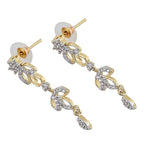 Thumbnail for Tehzeeb Creations Gold-Polished American Diamond (AD) White Color Pendant Set for Girls & Women - Distacart