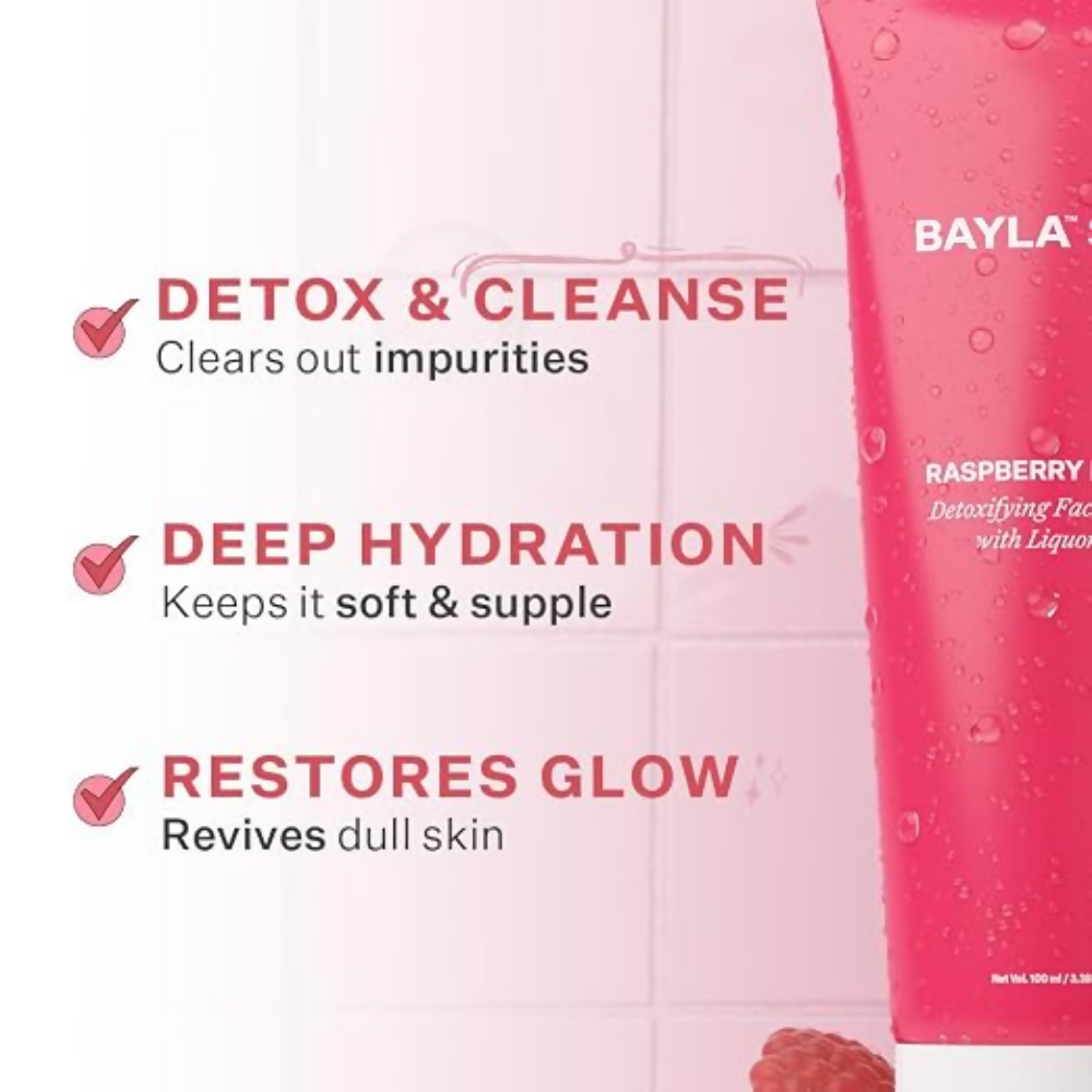Bayla Skin Raspberry Face Wash - Dista