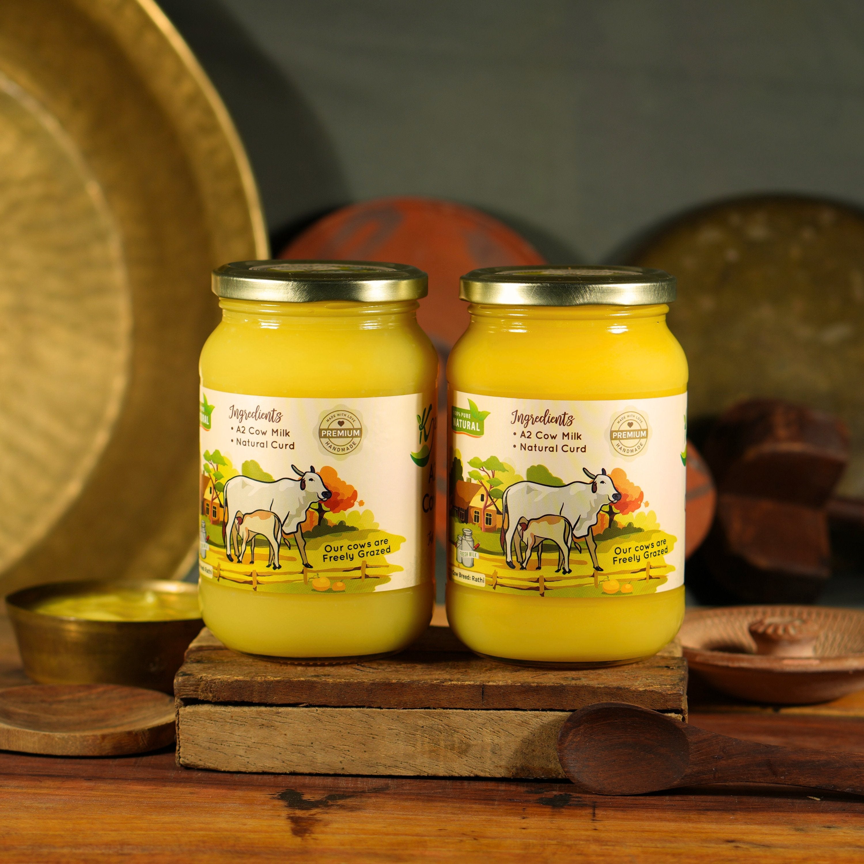 Kasutam A2 Desi Cow Bilona Ghee - Distacart