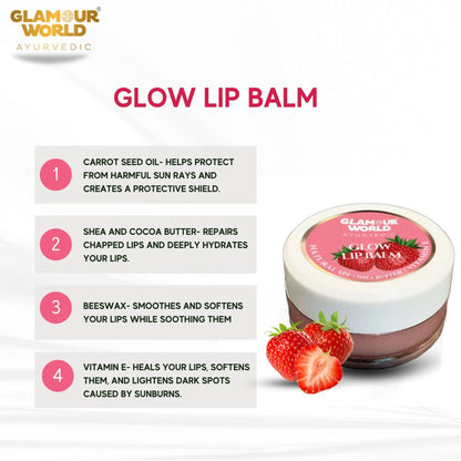 GLAMOUR WORLD AYURVEDIC Glow Lip Balm - Distacart