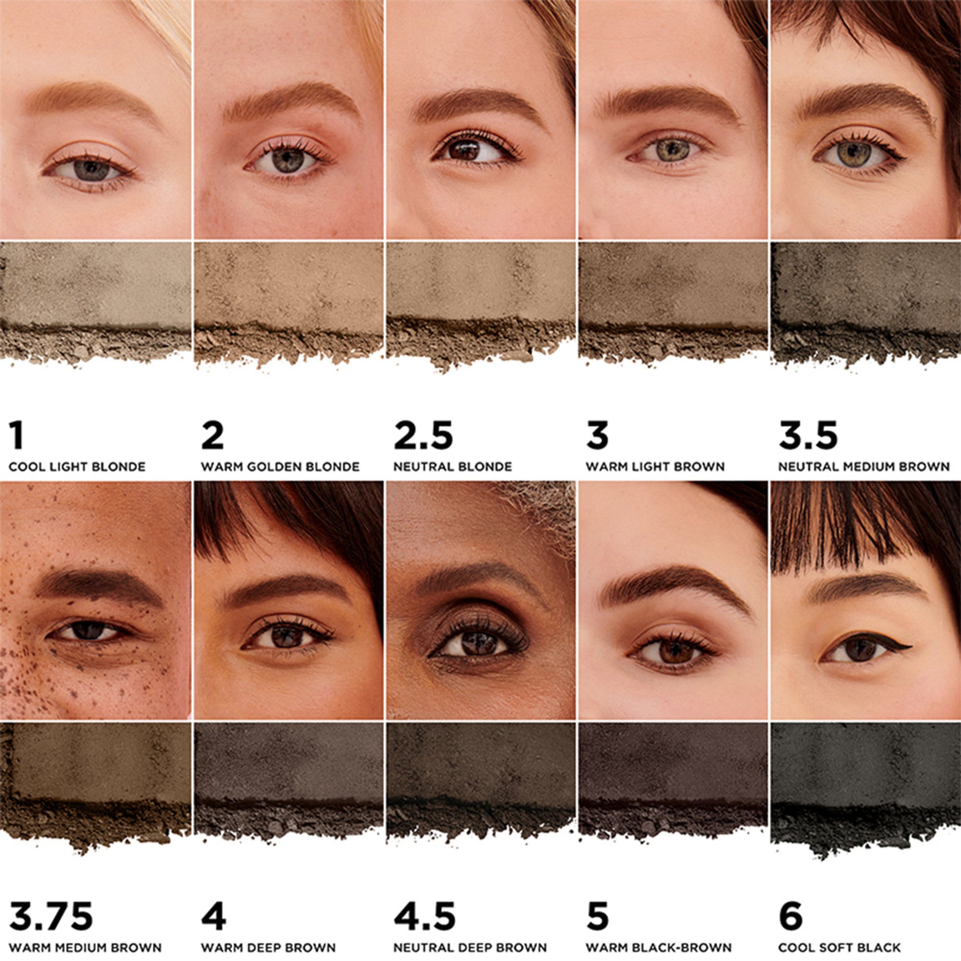 Benefit Cosmetics Goof Proof Brow Powder - 6 - Cool Soft Black - Distacart
