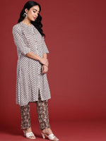 Thumbnail for Anouk Women Ethnic Motifs Printed Regular Kurta with Trousers