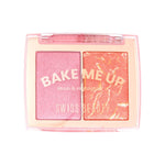 Thumbnail for Swiss Beauty Bake Me Up Blush & Highlighter , 2-In-1 Baked Formula, Long-Lasting - Pink Macaron - Distacart