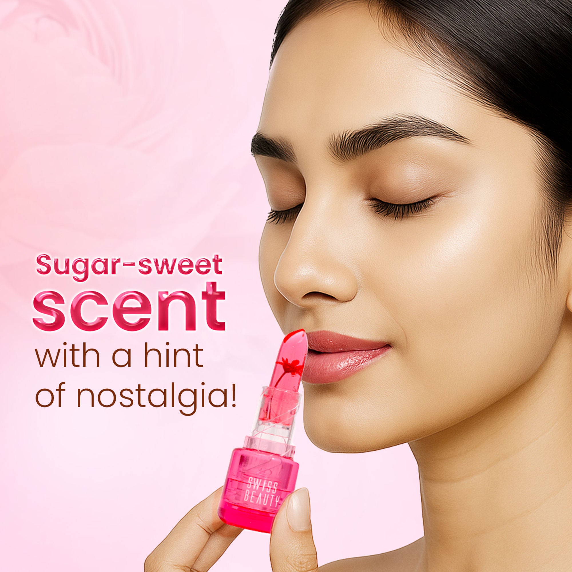 Swiss Beauty Jelly Bloom PH Lip Balm, Colour-Changing Tint, Hydrating With Vitamin E - Distacart
