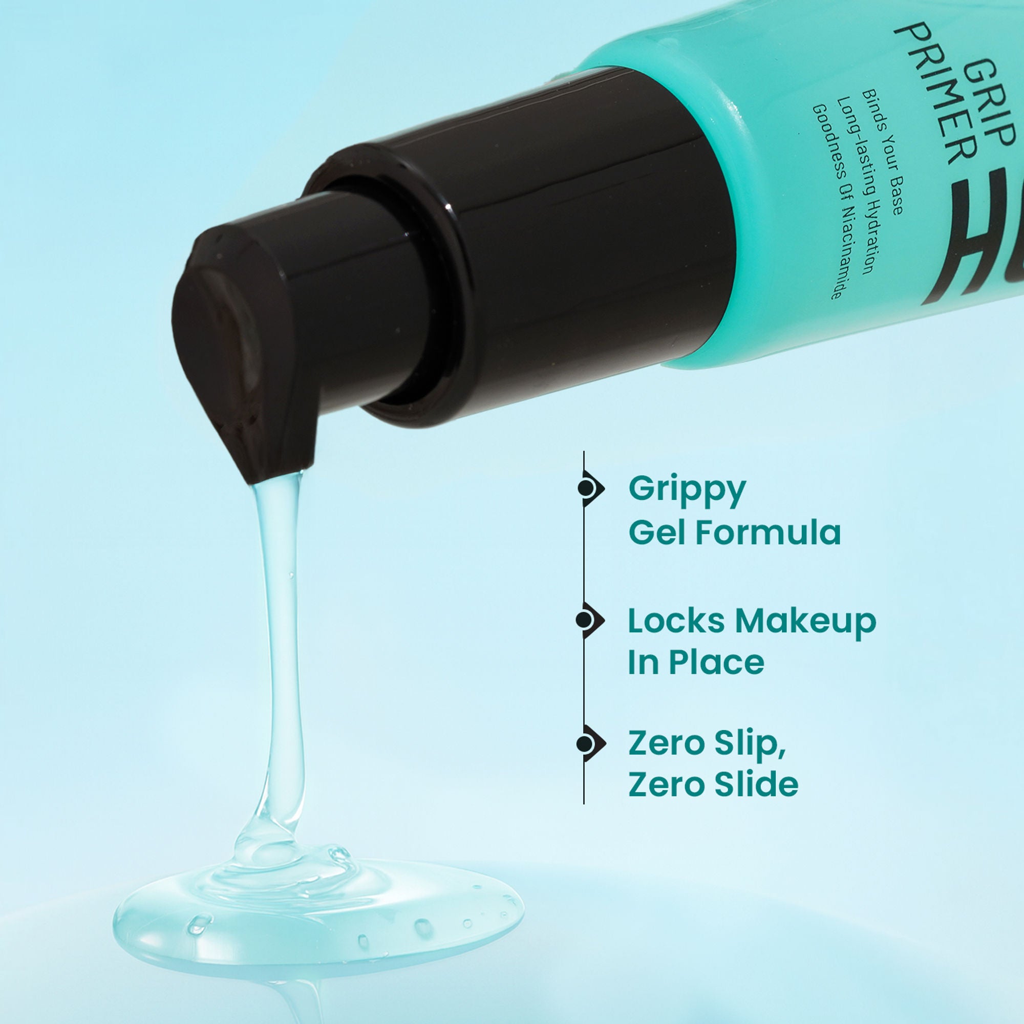 Swiss Beauty Hold Me Grip Primer Grippy Gel Formula , Enriched with Niacinamide & Centella - Distacart