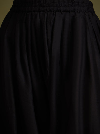 InWeave Black Angrakha Dhoti Co Ord Set - Distacart