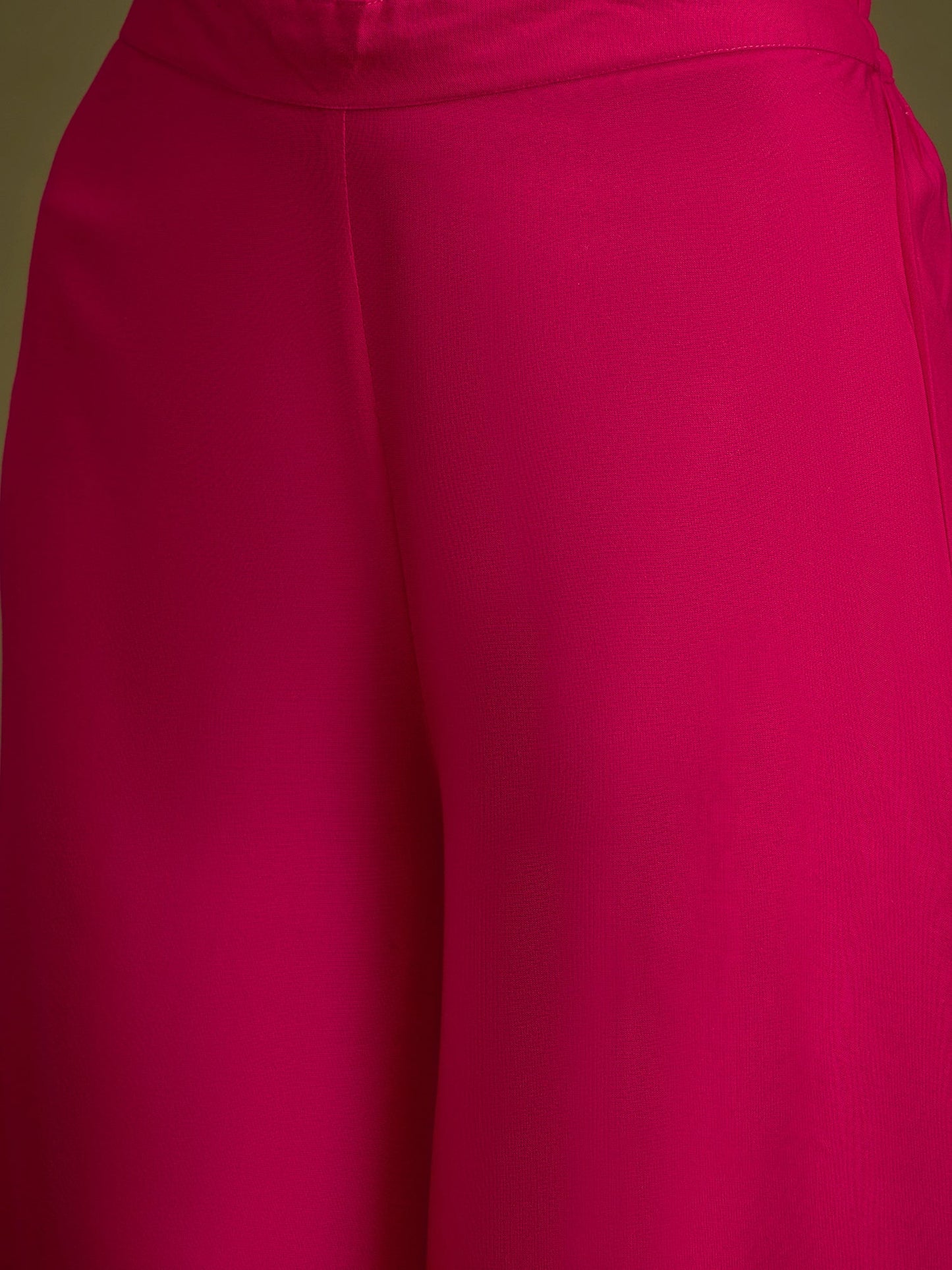 InWeave Fuchsia Angrakha Dhoti Co Ord Set - Distacart