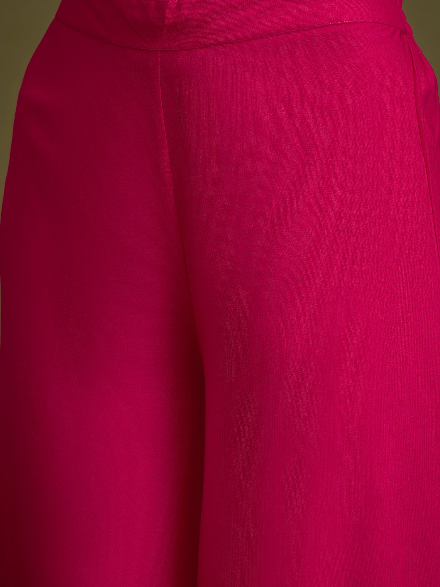 InWeave Fuchsia Angrakha Dhoti Co Ord Set - Distacart