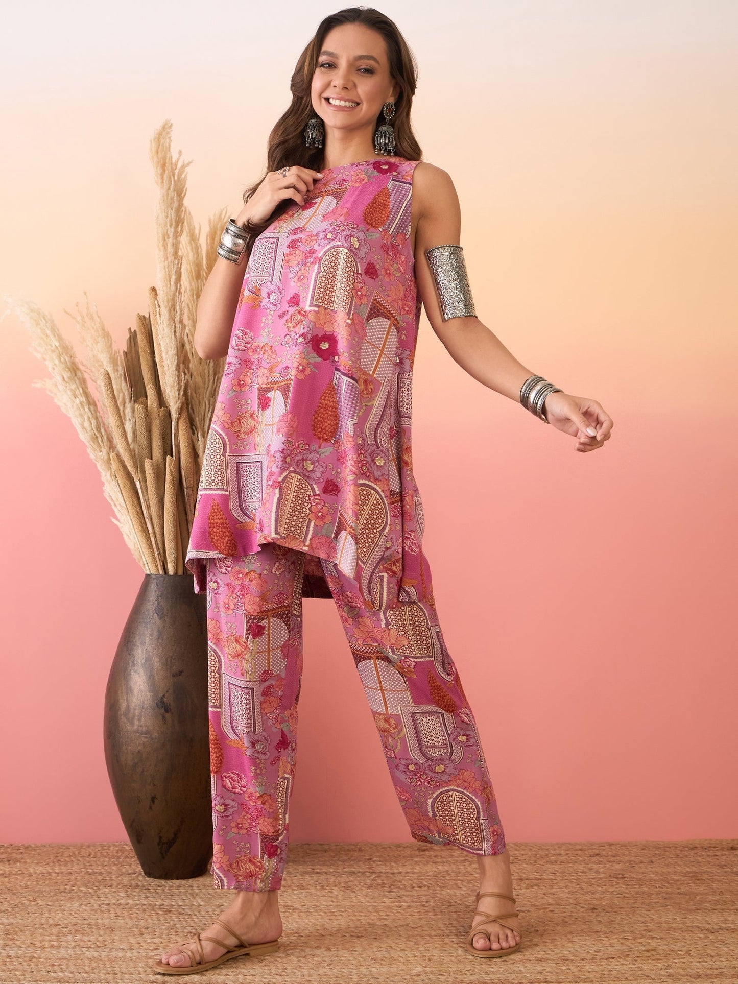 InWeave Dusty Pink Co-Ord Set - Distacart