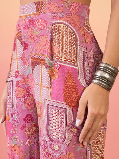 InWeave Dusty Pink Co-Ord Set - Distacart