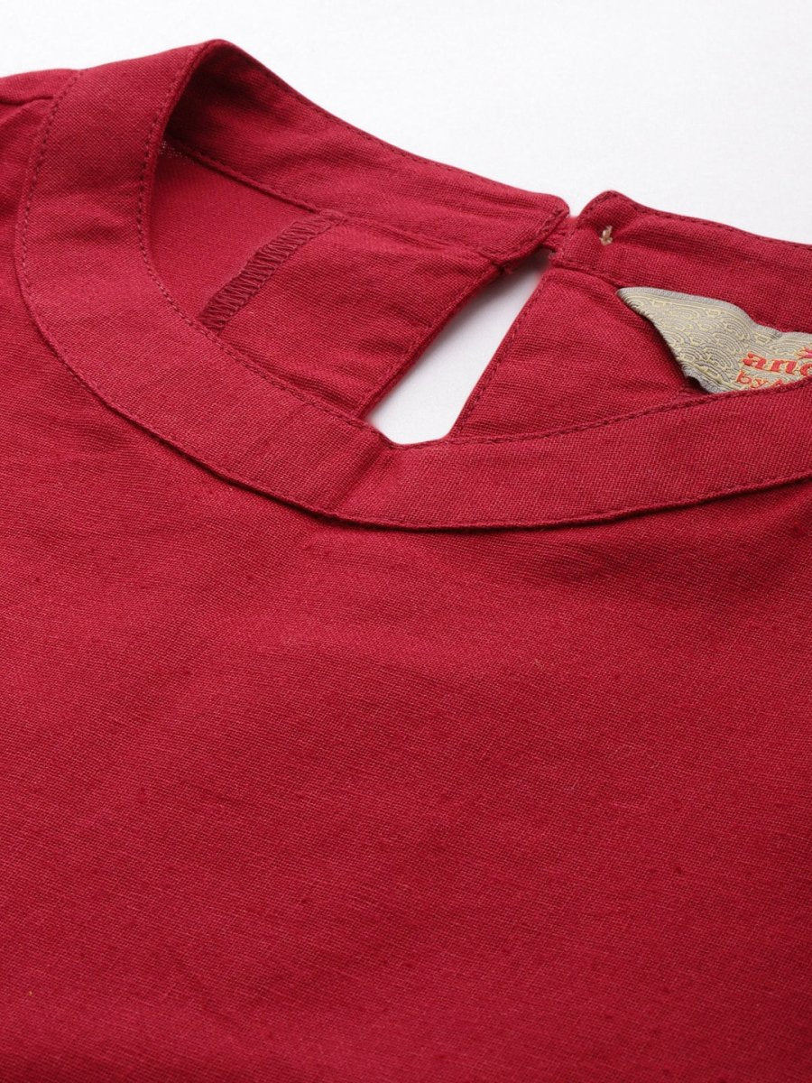 Anouk Pure Cotton Kurta with Palazzos - Distacart