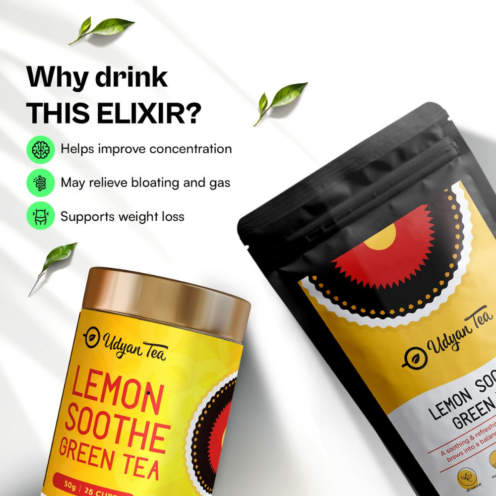 Udyan Tea Lemon Soothe Green Tea - Dista
