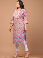 Thumbnail for Swasti Women Ethnic Motifs Printed Floral Kurta