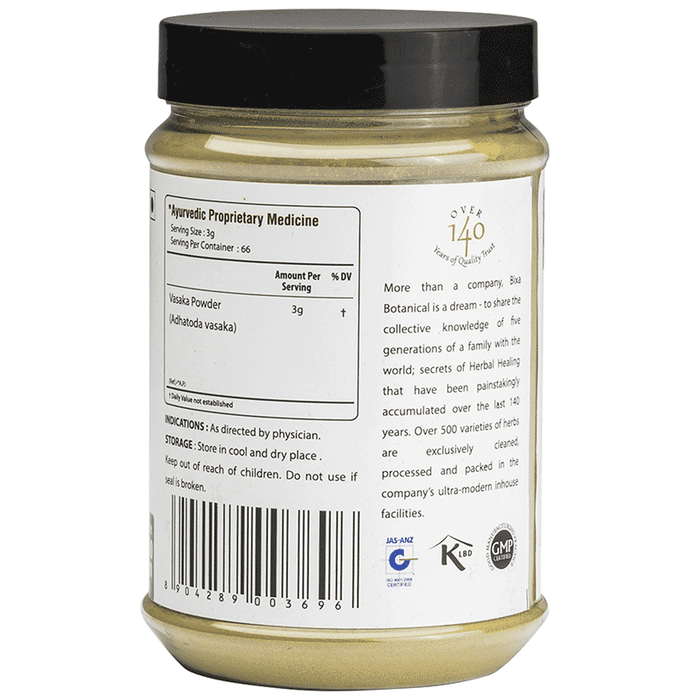 Bixa Botanical Vasaka Powder