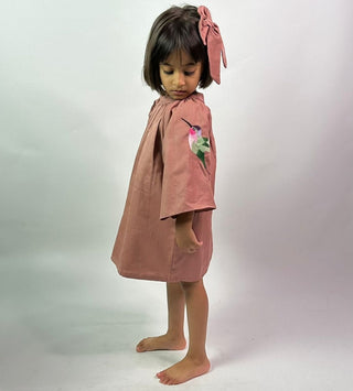 ArthLife Chestunt Brown Raglon Dress - Distacart