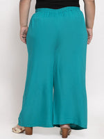 Thumbnail for TAG 7 Women Plus Size Mid-Rise Wide Leg Palazzos - Distacart