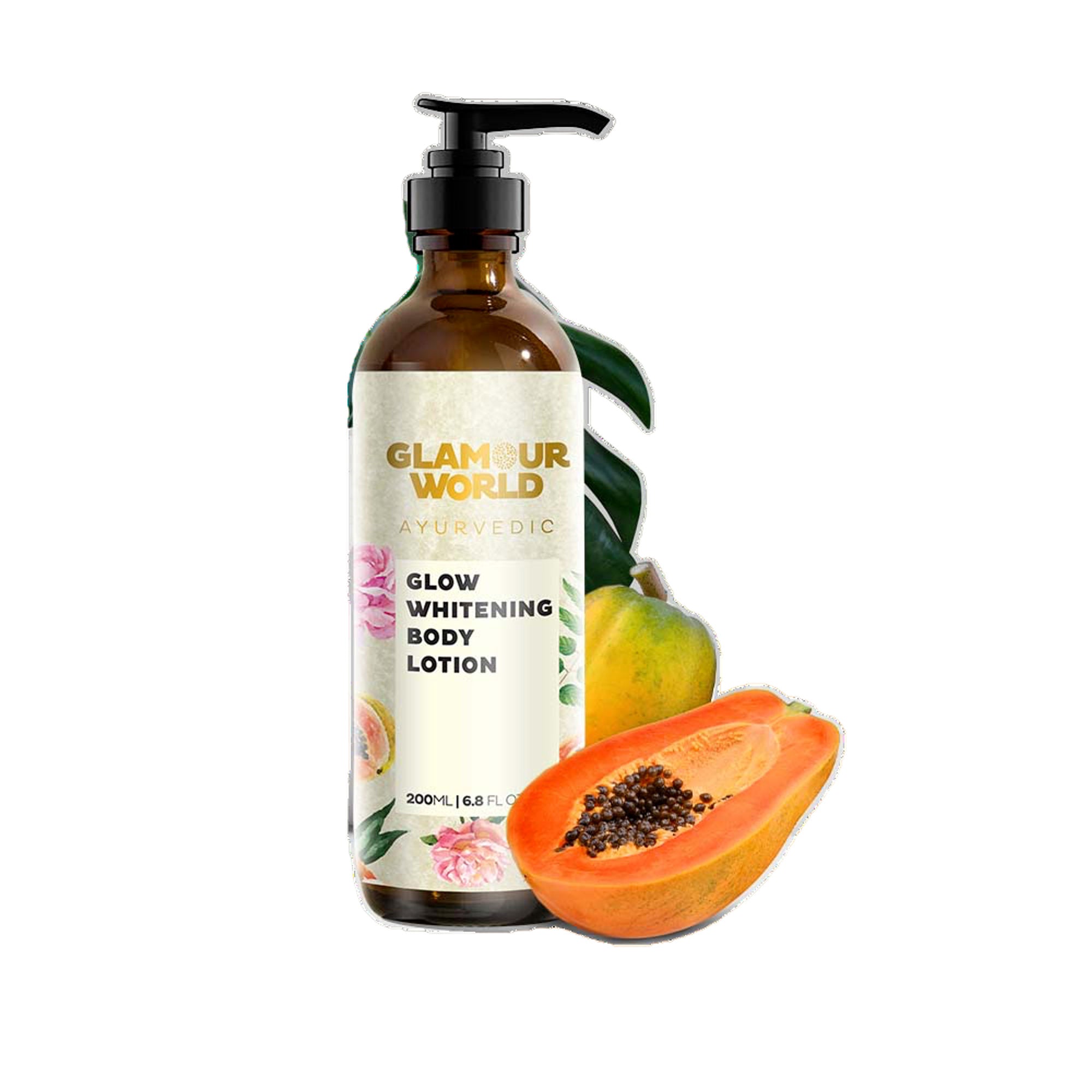 GLAMOUR WORLD AYURVEDIC Glow Whitening Body Lotion