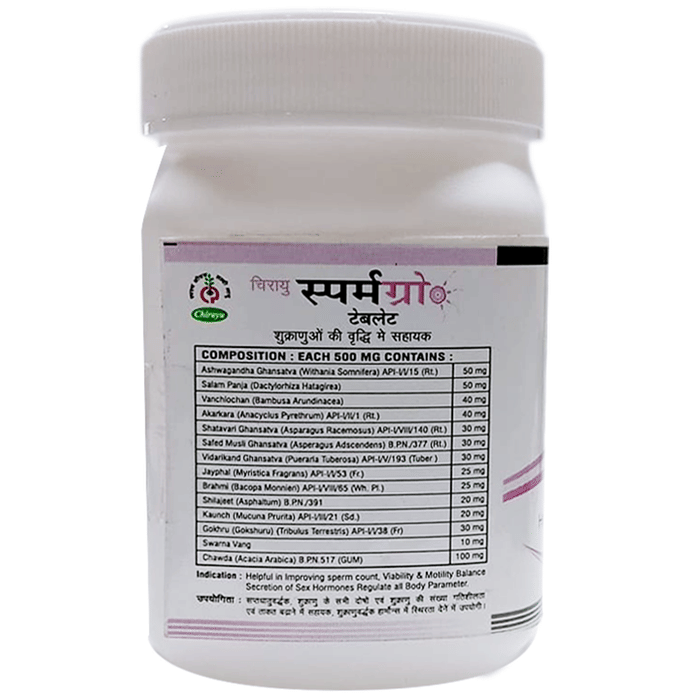 Chirayu Sperm Gro Tablet