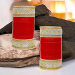 Thumbnail for Tehzeeb Creations Bridal Bangle Set Red Color Chuda Dulhan Punjabi Choora Wedding Chura For Women