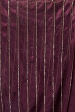 Thumbnail for Joban Fashion Purple Net Party Wear Sarees - Distacart