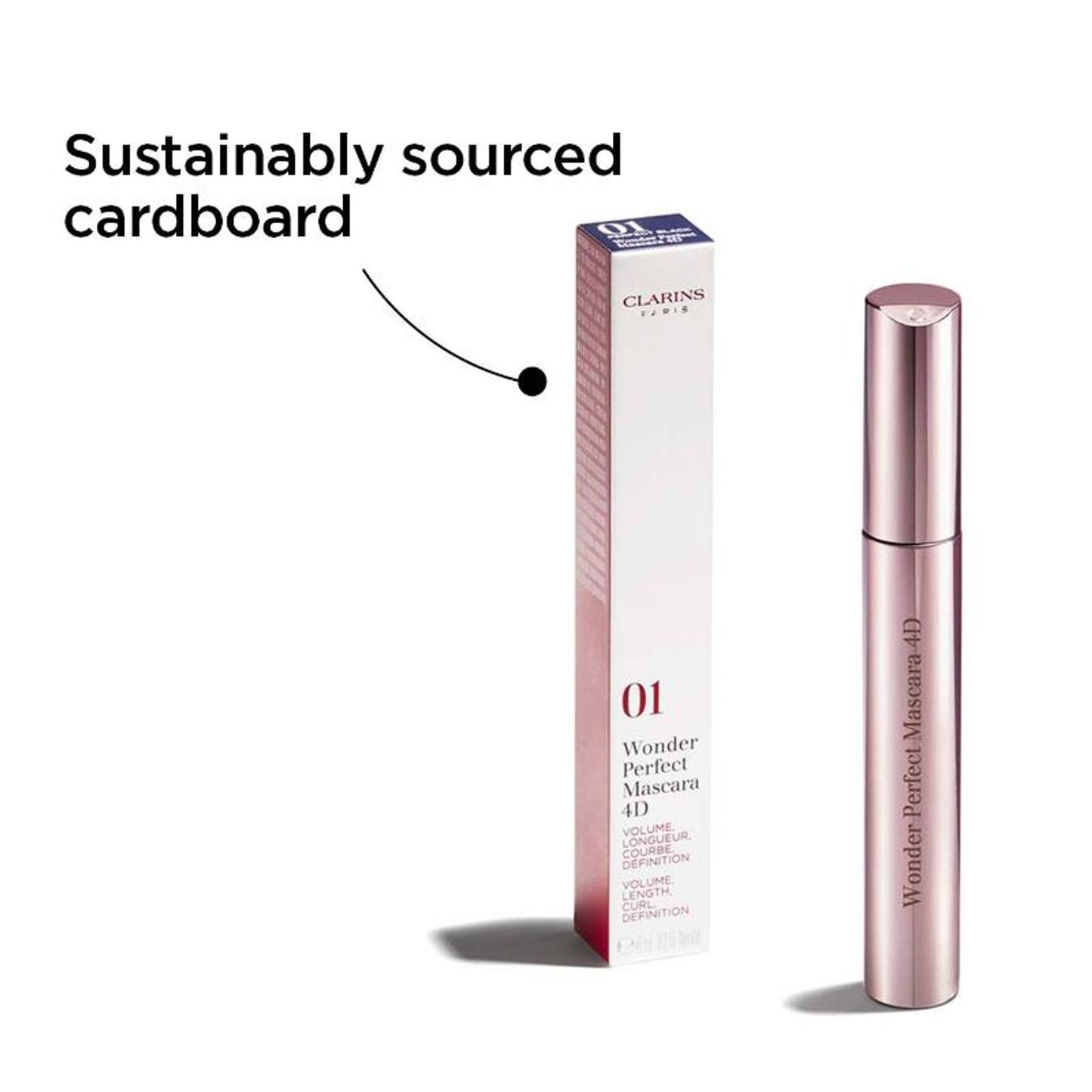 Clarins Wonder Perfect Mascara Black - Black - Distacart