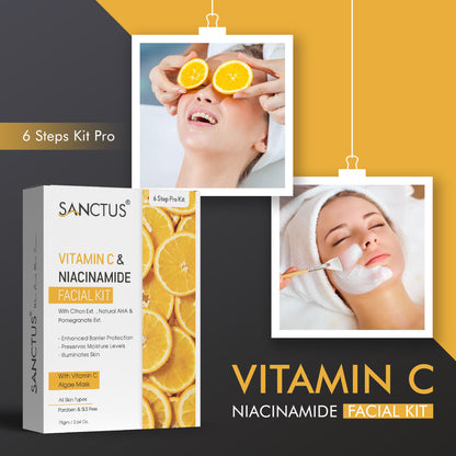 SANCTUS Vitamin C & Niacinamide Single Use Facial Kit - Distacart