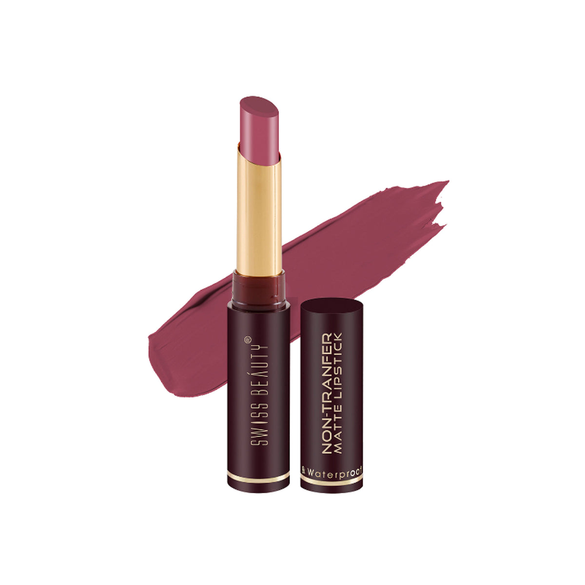 Swiss Beauty Non-Transfer Matte Lipstick - 7 Mauve Blush