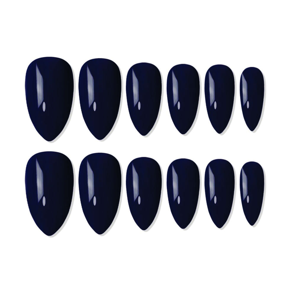 shills professional reusable press on nails almond spn616