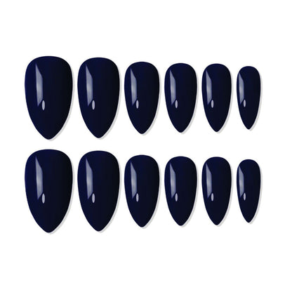 shills professional reusable press on nails almond spn616
