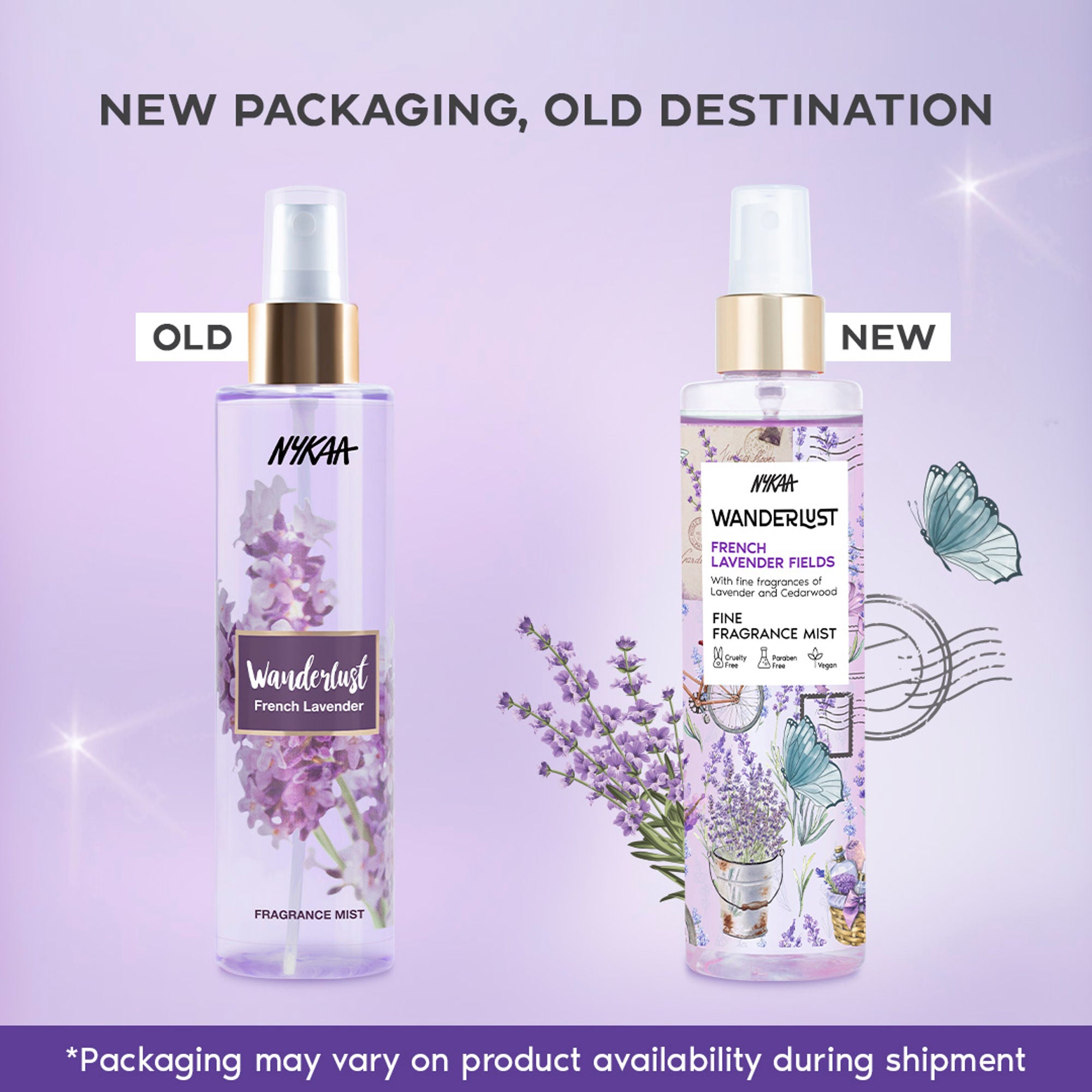 Wanderlust Fragrance Mist For Her - French Lavender - Distacart