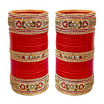 Thumbnail for Tehzeeb Creations Bridal Bangle Set Wedding Chuda Designer Chura Fashion Choora For Women - Distacart