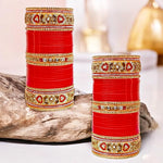 Thumbnail for Tehzeeb Creations Bridal Bangle Set Wedding Chuda Designer Chura Fashion Choora For Women - Distacart