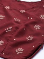 Thumbnail for Anouk Women Ethnic Motifs Printed Crop Top With Trousers & Jacket - Distacart