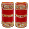 Tehzeeb Creations Bangle Set for Women (Red) - Distacart