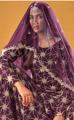 Thumbnail for Monjolika Fashion Purple Embroidered Palazzo Salwar Suit