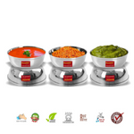 Thumbnail for Sumeet Stainless Steel Solid Bowl Set - Dista