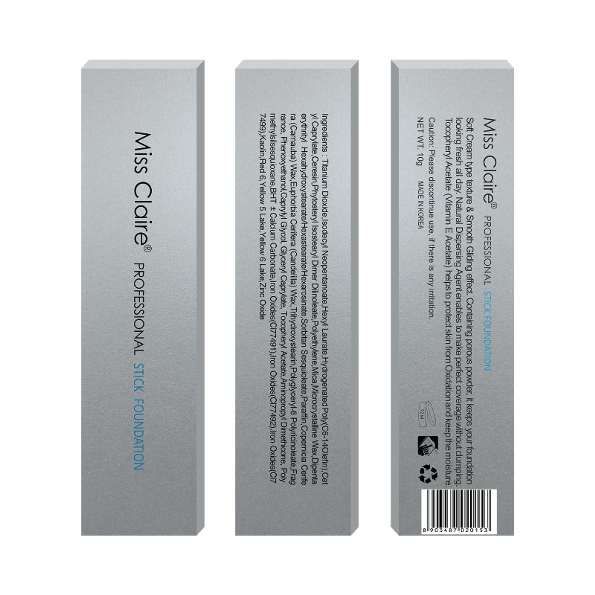 Miss Claire Prestige Stick Foundation - Fs25