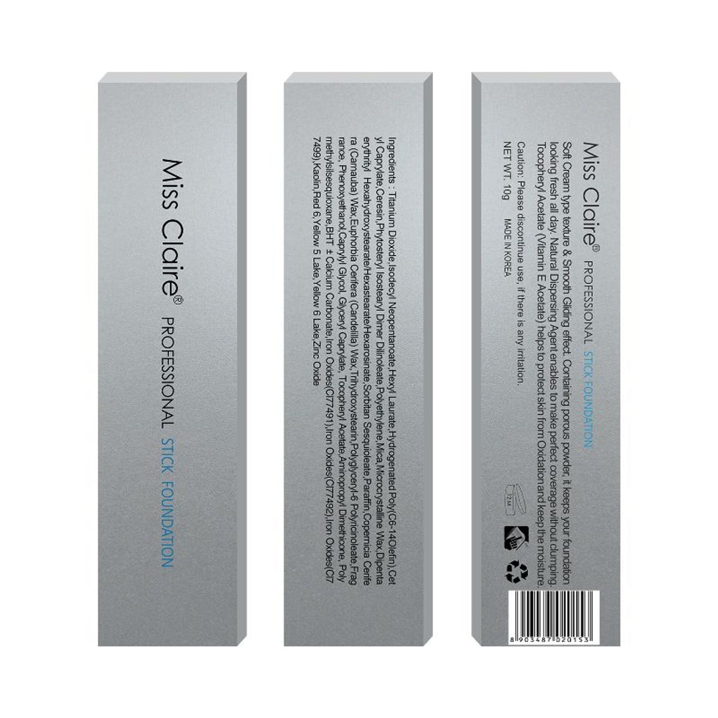 Miss Claire Prestige Stick Foundation - Fs25 - Distacart