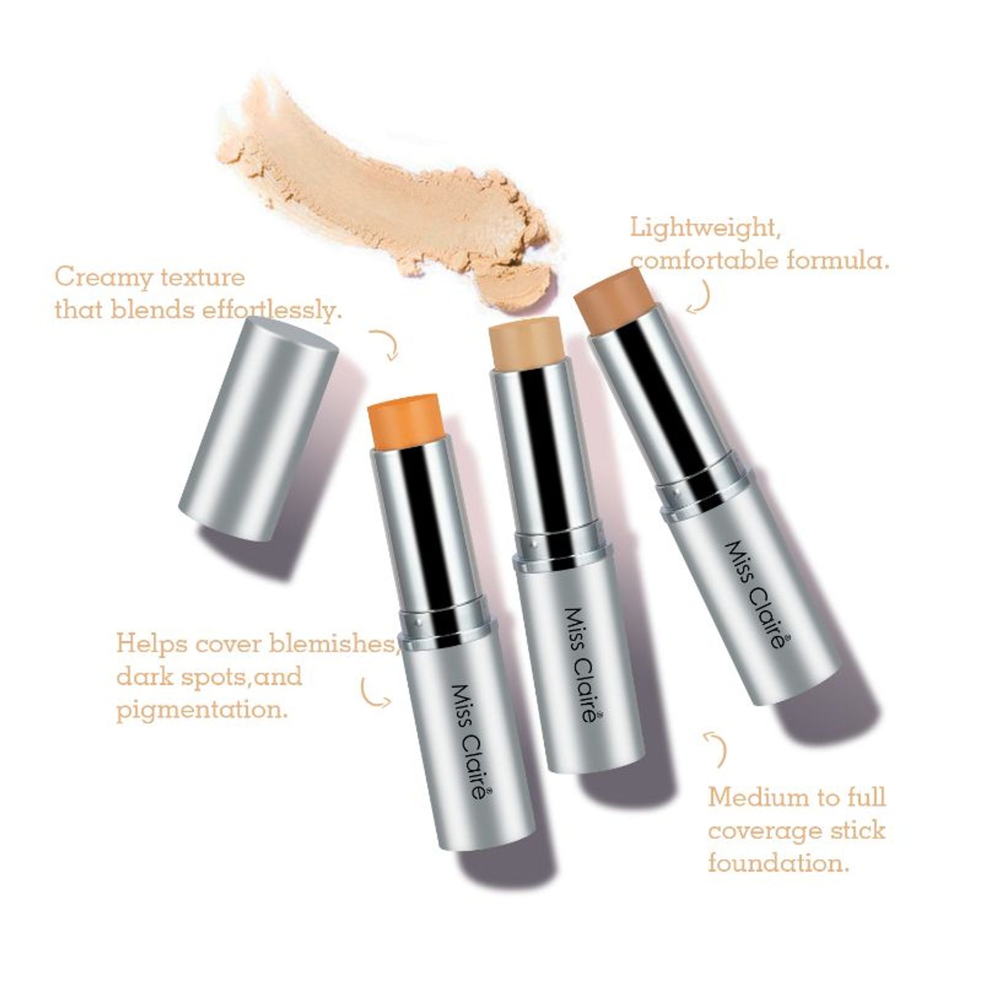 Miss Claire Prestige Stick Foundation - Fs25 - Distacart
